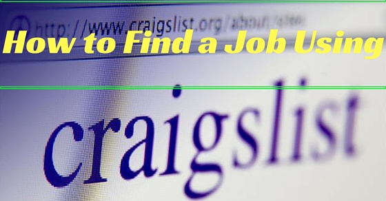 在Craigslist上找工作